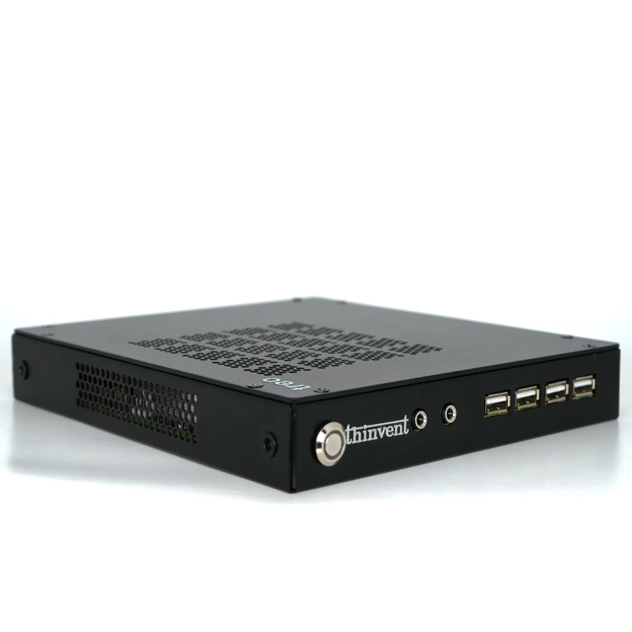 Thinvent® Treo Mini PC, Intel® processor N100 (4 core, up to 3.4 GHz, 6 MB cache), 8GB DDR4 RAM, 128GB SSD, 12V 5A Adapter, No WiFi, Windows 11 IoT